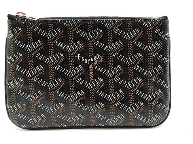 NEUE TASCHE GOYARD SENAT MINITASCHE CANVAS MONOGRAMM SCHWARZ NEUE TASCHE Leinwand ref.481599 Joli Closet