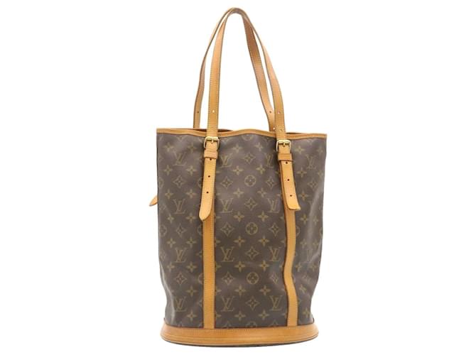 Louis Vuitton Bucket GM Brown Cloth  ref.481958