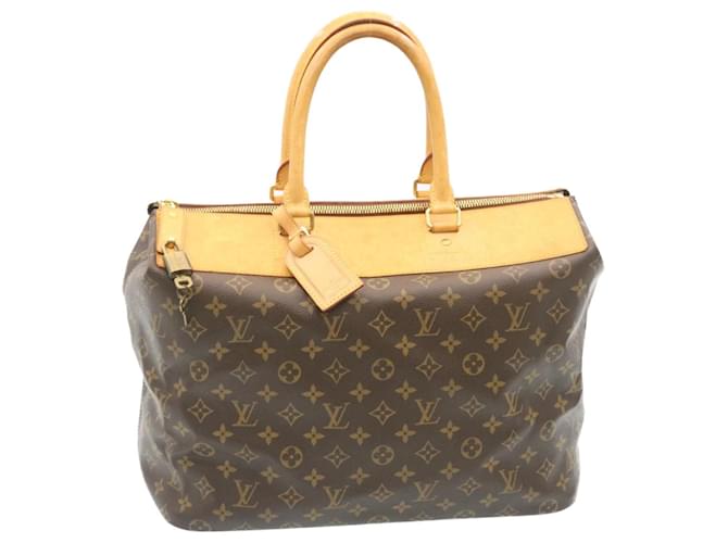 Bolsa LOUIS VUITTON Monograma Greenwich Boston SPO M50215 LV Auth ai287 Lona  ref.482442