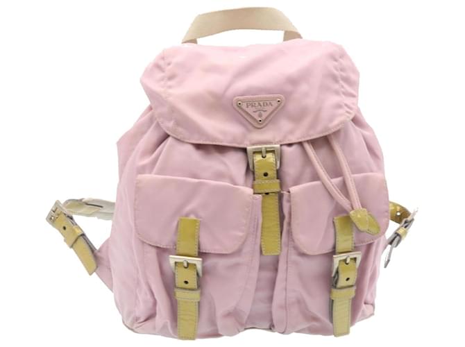 prada pink backpacks