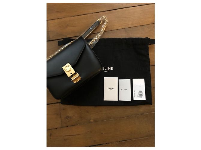 Bolso Céline Classic C de piel negra Negro