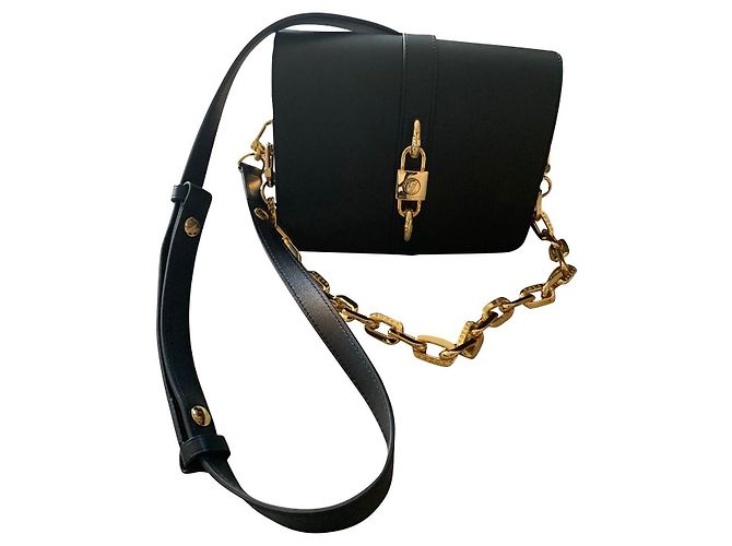 Bolsa Louis Vuitton Rendez-Vous em couro preto