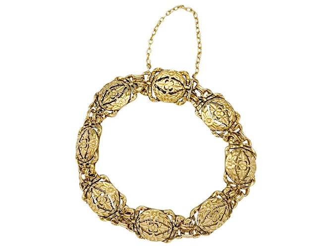 inconnue Yellow gold bracelet with Louis XVI style links.  ref.482750