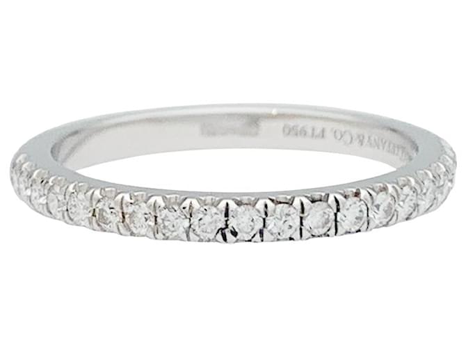 Alleanza Tiffany & Co.,"Eternità a semicerchio", platino e diamanti. Diamante  ref.482755