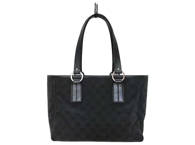 Padrão Gucci GG Preto Lona  ref.482962