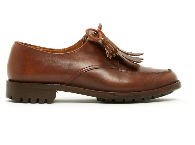 Hermès DERBY DI GOLF IN36.5 Marrone Pelle