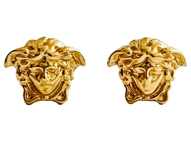 Versace Orecchini a bottone con testa di Medusa