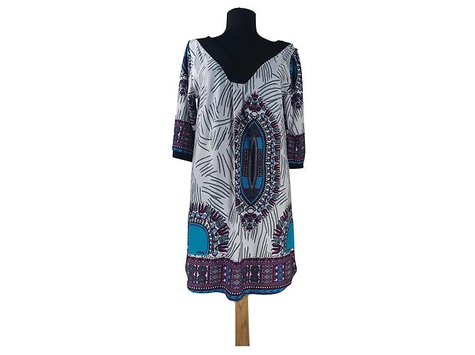 Vestido Emilio Pucci Multicor de Viscose M