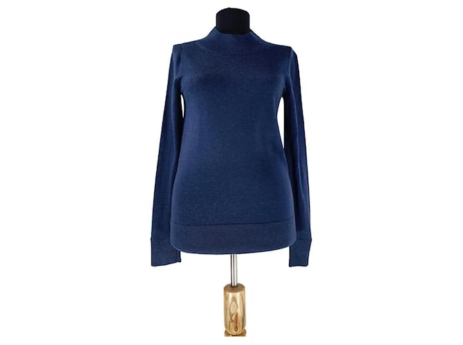 Club Monaco Knitwear Blue Wool  ref.484351