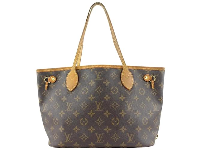 Louis Vuitton Small Monogram Neverfull PM Tote Bag 2l15 Leather  ref.484365