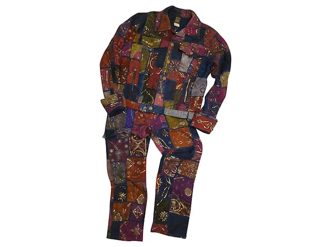 Jean Paul Gaultier Vestes Coton Polyester Multicolore  ref.484376