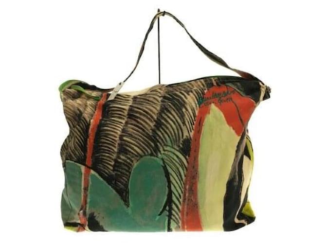 Yohji Yamamoto Handbags Orange Cotton  ref.484387