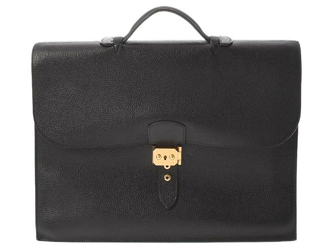 Hermès Sac à dépêches Black