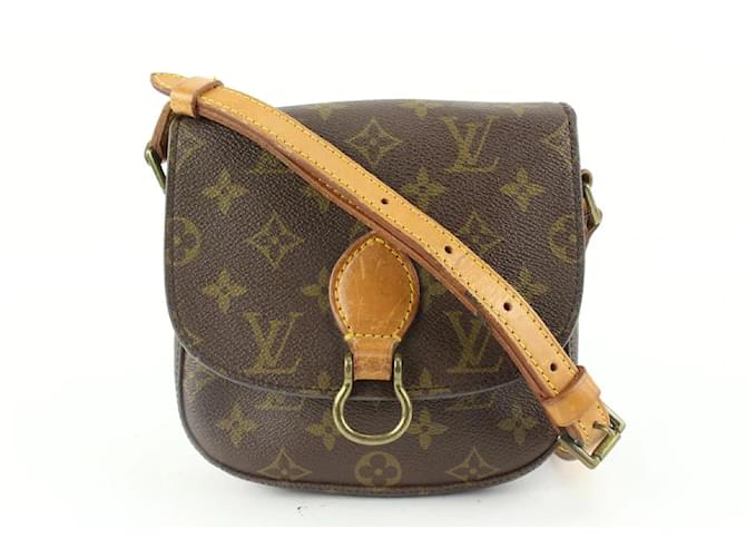 Louis Vuitton Mini sac à bandoulière Monogram Saint Cloud Cuir  ref.484805