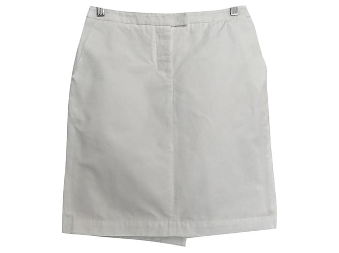 Max Mara Skirts White Cotton  ref.484887