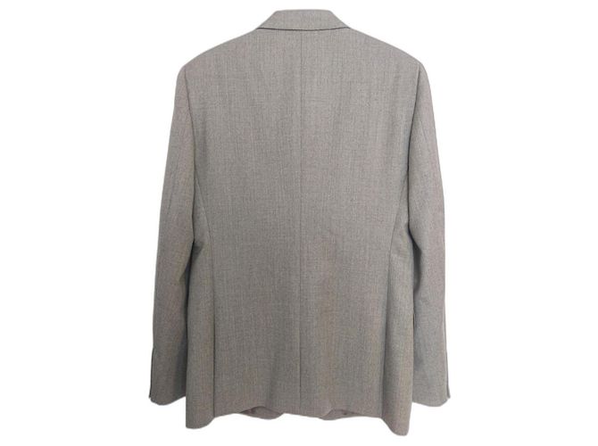Autre Marque Grey Wool Blazer Jacket Men