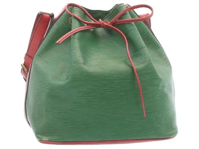 Noe Louis Vuitton Petit Noé Green Leather  ref.485159