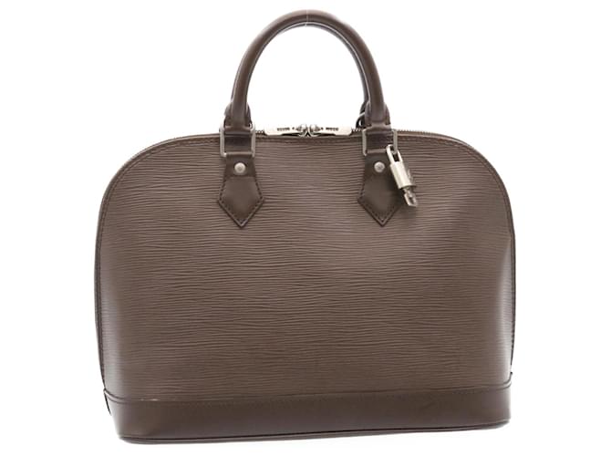 Louis Vuitton Alma Brown Leather  ref.485160