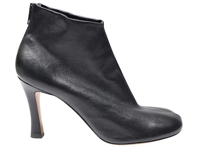 Céline Glove Booties in Black Lambskin Leather  ref.485189