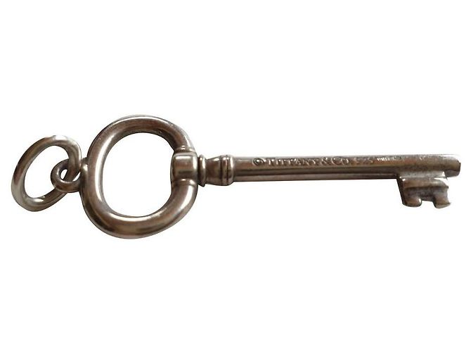 Pingente de chave Tiffany & Co em prata de lei 925