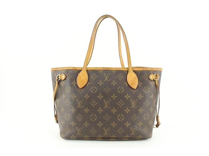 Louis Vuitton Borsa tote Neverfull PM piccola con monogramma Pelle  ref.485492