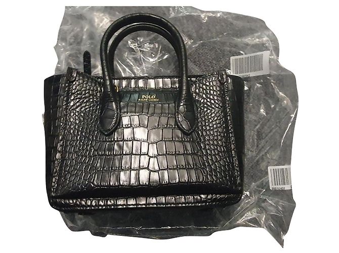 Borsa a tracolla Mini Sloane di Polo Ralph Lauren Nero