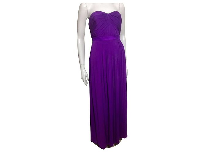 Impressionante vestido de noite sem alças da COAST Roxo