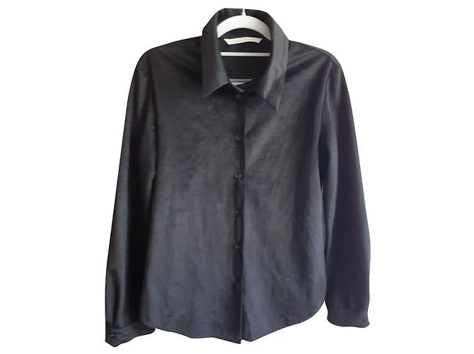 Pennyblack Schwarzes Shirt mit Samt-Touch