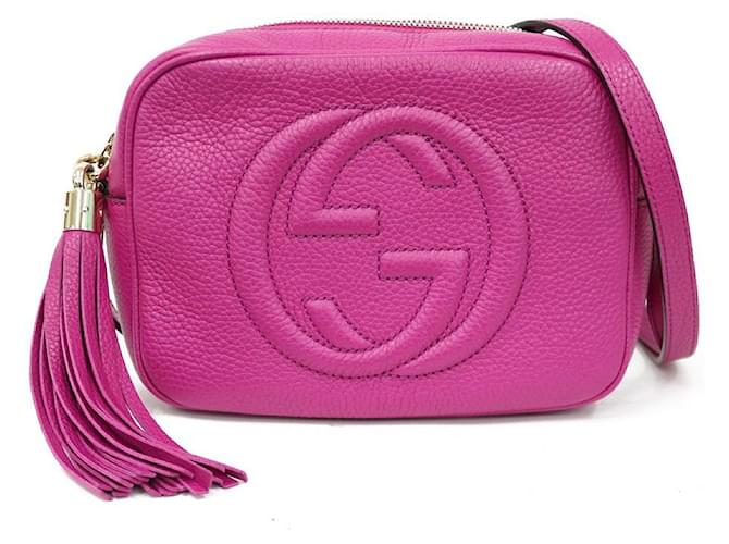 Validering Hus ægtemand Used] GUCCI Gucci Shoulder Bag Soho Disco Bag Pink Leather ref.485694 -  Joli Closet