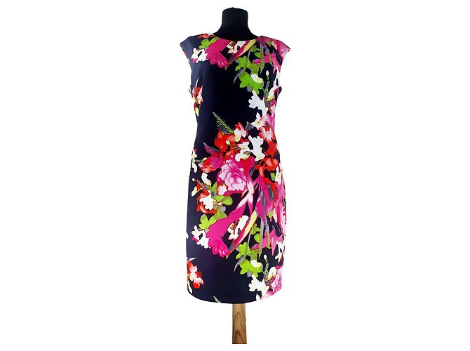 Blumenkleid von Vince Camuto Mehrfarben