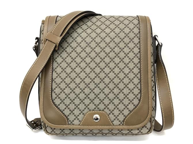 [Utilisé] GUCCI PLUS Gucci Plus Sherry Line × GG Plus Vintage Tote Bag Beige  ref.486591