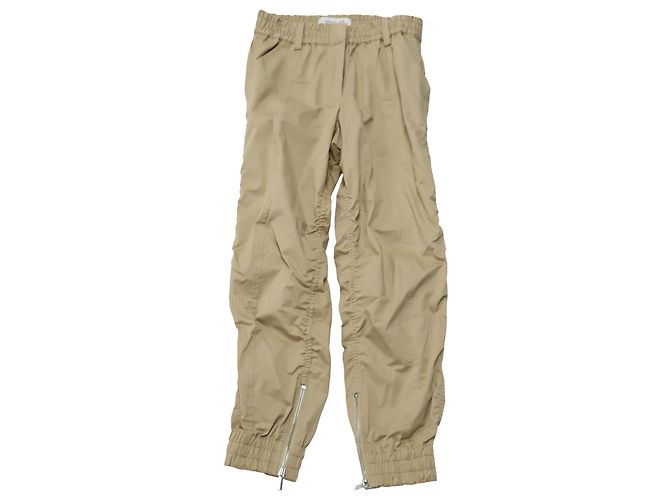 Derek Lam Phoenix Jogginghose aus beiger Baumwolle