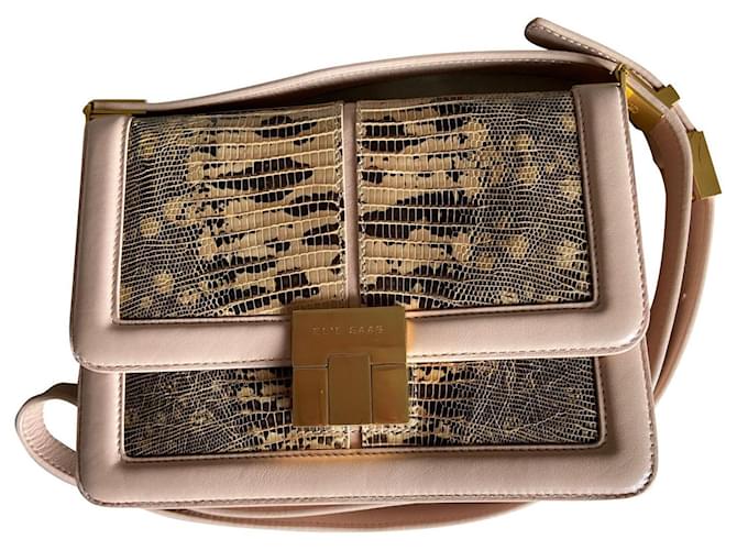 Elie Saab couture handbag Pink Exotic leather  ref.487923