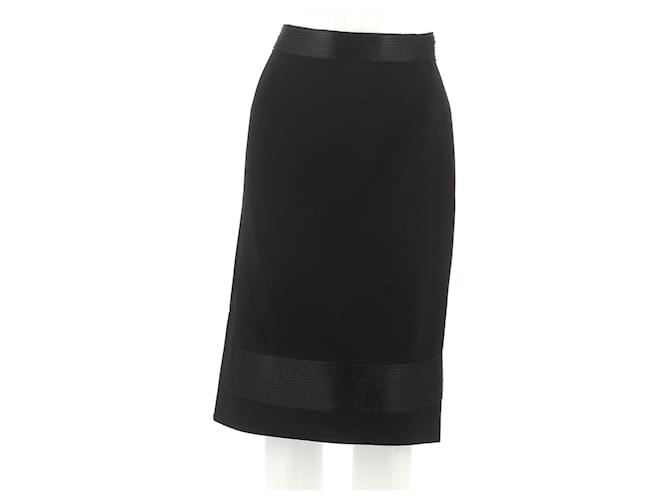 Prada Skirt suit Black Wool  ref.488110
