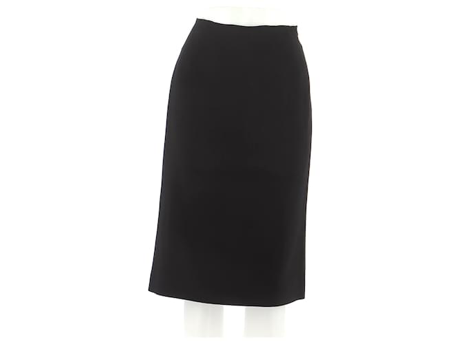 Prada Skirt suit Black Wool  ref.488120