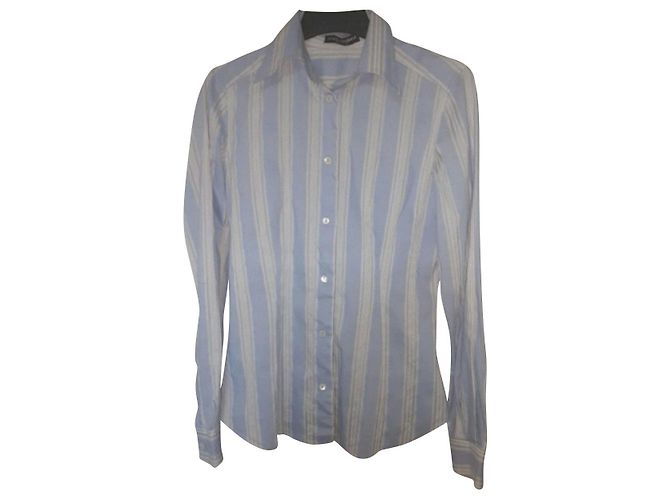 Camicia Dolce & Gabbana in cotone azzurro Blu chiaro