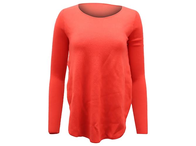Theory Sweater in Coral Wool Orange  ref.488652