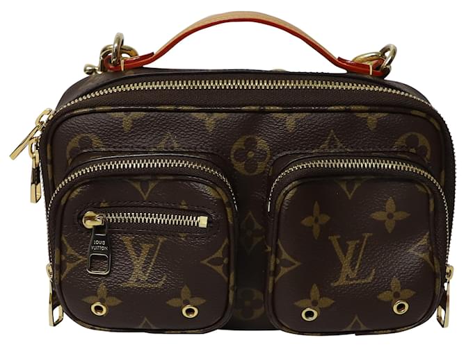 Louis Vuitton Utility Crossbody Bag in Brown Leather ref.488653