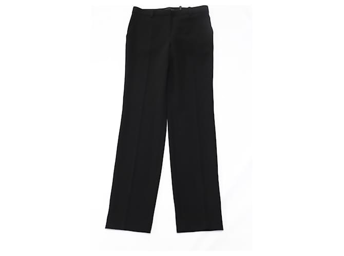 Theory Wide Leg Pants in Black Triacetate Synthetic  ref.488660
