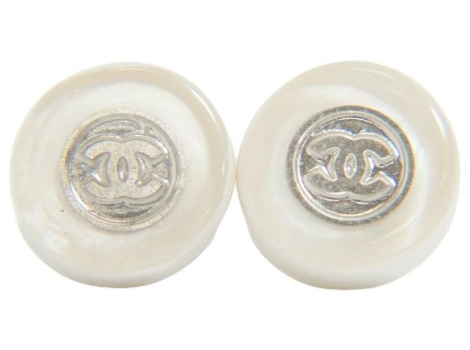 Pendiente de Chanel Blanco