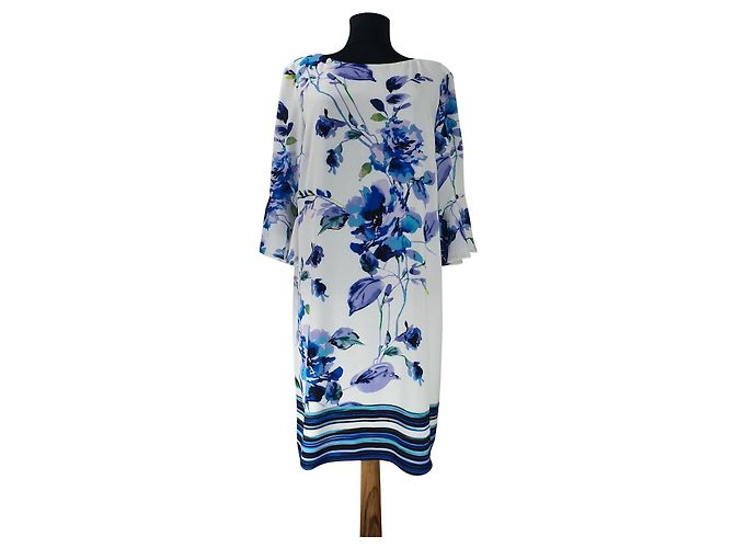 Joseph Ribkoff Blumenkleid aus Polyester Mehrfarben