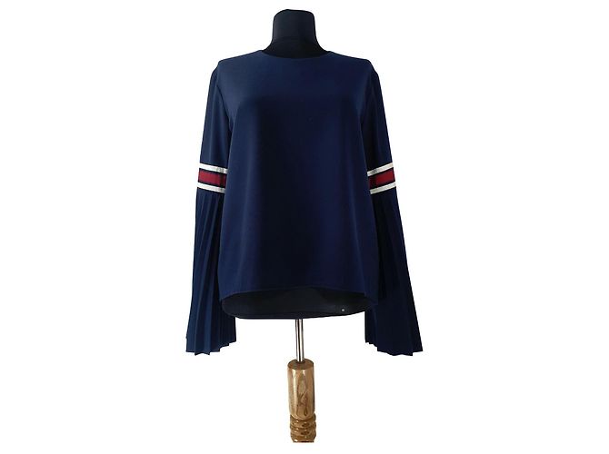 Autre Marque Birgitte Herskind Oberteil Marineblau Dunkelblau