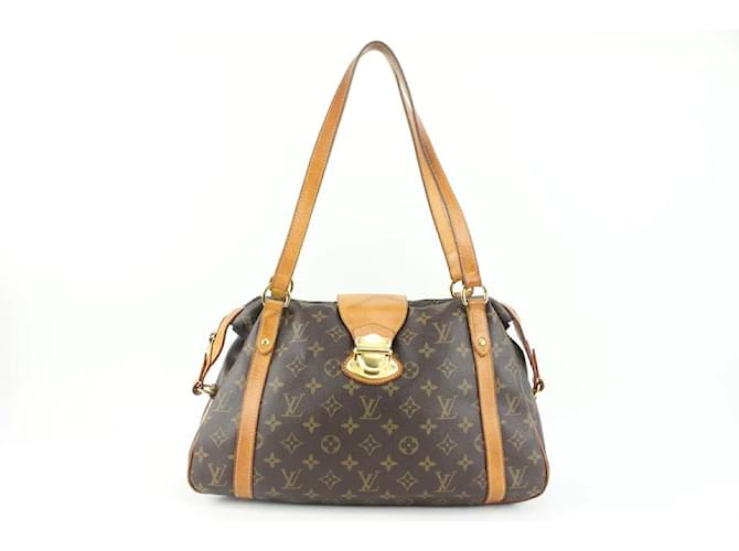 Louis Vuitton Discontinued Monogram Stresa PM Bowler Shoulder bag Leather  ref.489184