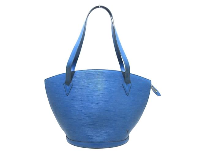 Louis Vuitton Saint Jacques Blue Leather  ref.489384