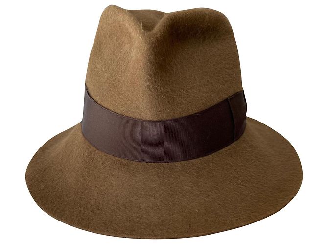 Autre Marque Cappello MOTSCH per HERMES Verde Cachi 