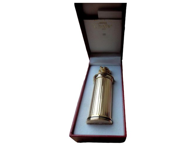 Spray per borsa ricaricabile Cartier oro D'oro