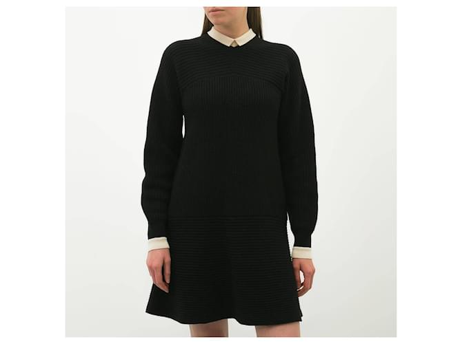 Louis Vuitton High Neck Knit Mini Dress