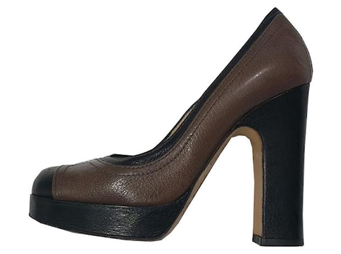 D&G Heels Black Leather  ref.489673