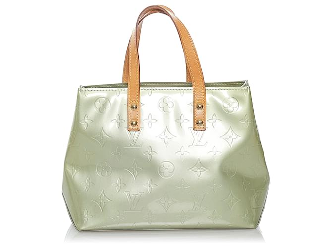 Louis Vuitton Green Vernis Reade PM Brown Light brown Leather Patent  leather ref.569340 - Joli Closet