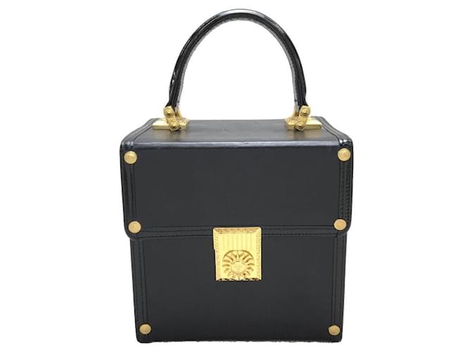 acute Mellow Motivation VERSACE Medusa Vanity Bag / Leather / BLK /Scratched Black ref.489907 - Joli Closet acute Mellow Motivation VERSACE Medusa Vanity Bag / Leather / BLK /Scratched Black ref.489907 - Joli Closet